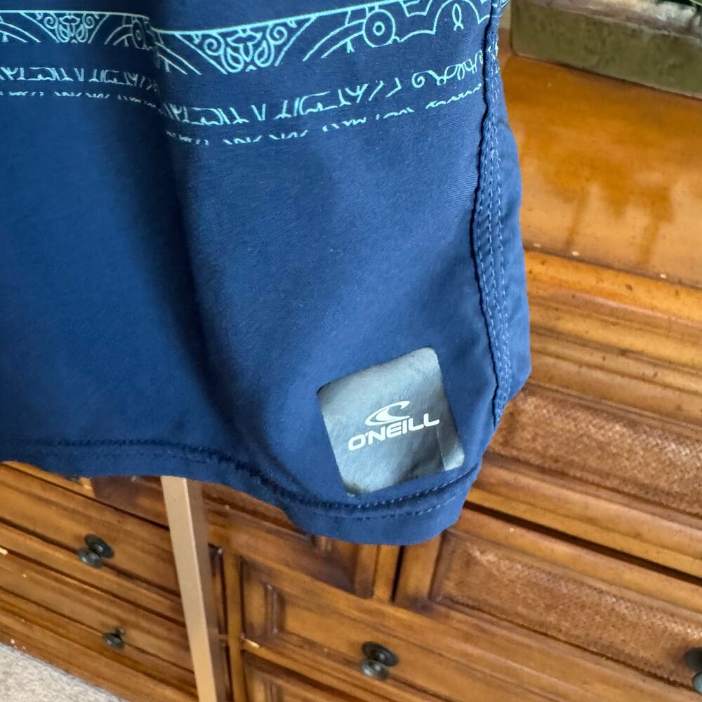 O’Neill Hyperfreak Board Shorts Men’s Size 30 Blue Surf Swim Trunks - Picture 6 of 12